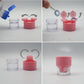 Manual Contact Lens Cleaner Washer and Contact Lens Storage Case with Mirror