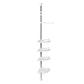 4 Tier Telescopic Bathroom Wall Corner Shelf Rack Shower Caddy Storage Organizer