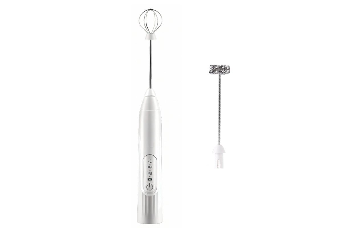 USB Charging Electric Egg Beater Milk Frother Handheld Drink Coffee Foamer