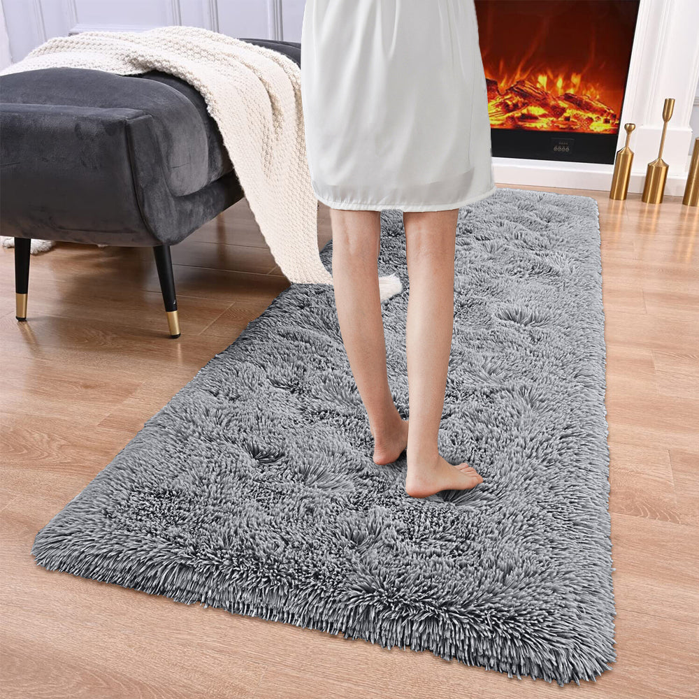 Super Soft Shaggy Rugs Fluffy Carpets Non Slip Hallway Runner Rug