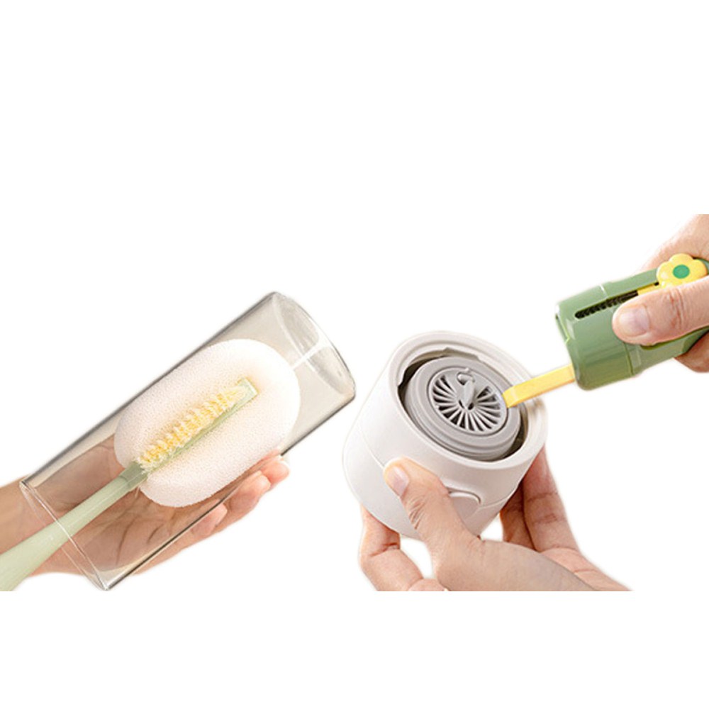 5-in-1 Multifunctional Cup Brush Water Bottle Cleaner for Thermos Mugs Bottles