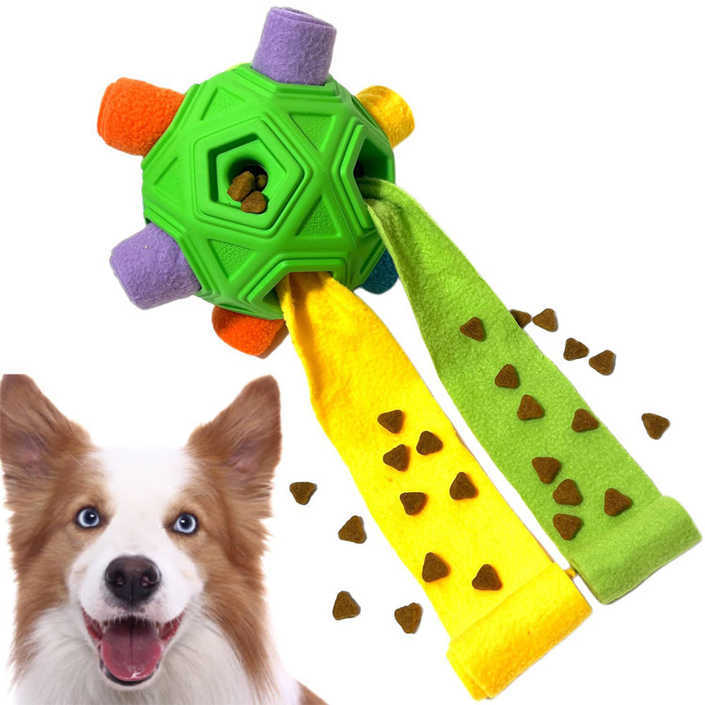 Dog Snuffle Ball Slow Feeder Puzzle Toy for Treats