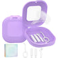 Retainer Case with Mirror and Retainer Removal Tool Mouth Guard Storage Box