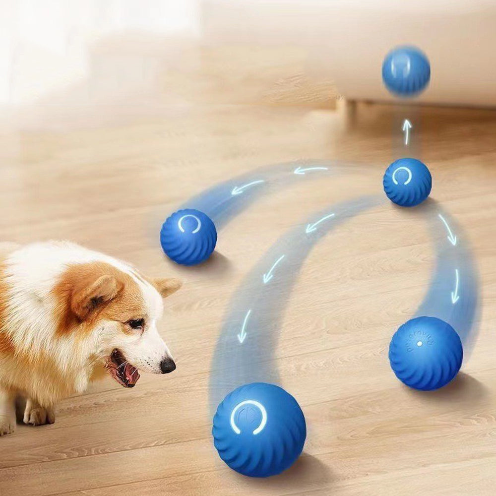 Interactive 56mm Smart Dog Toy Ball Automatic Moving USB Rechargeable Pet Ball