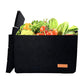 2Pcs 12 Bottle Wine Tote Bag Wine Carry Case-Grey and Black