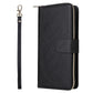 Wallet Leather Flip Cover for Samsung S26 Series with Card Slots Kickstand-Black