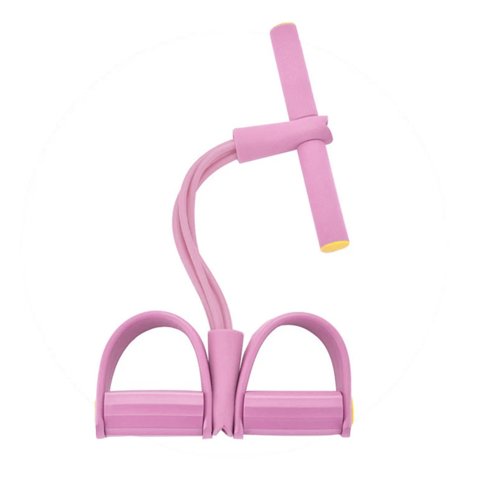 Foot Leg 6 Tube Pedal Resistance Band Body Stretch Pull Rope