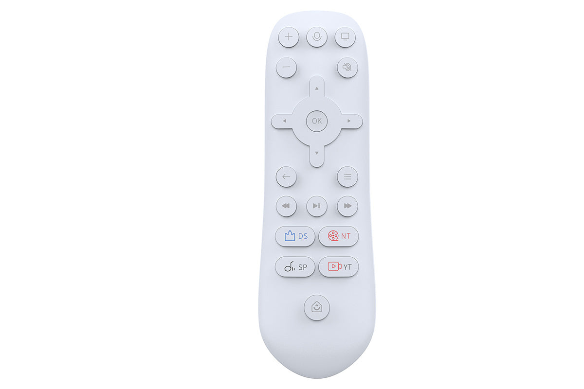 Media Remote Control for PS5 Console with 4 Quick Shortcut Buttons for Netflix YouTube Disney Spotify