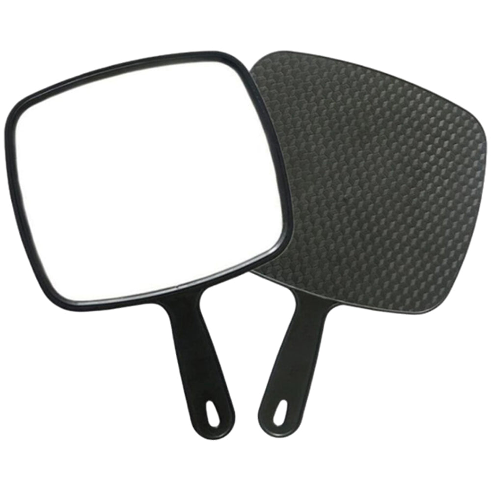 2Pcs 27x19CM Hand Held Wide Angle Makeup Beauty Mirrors