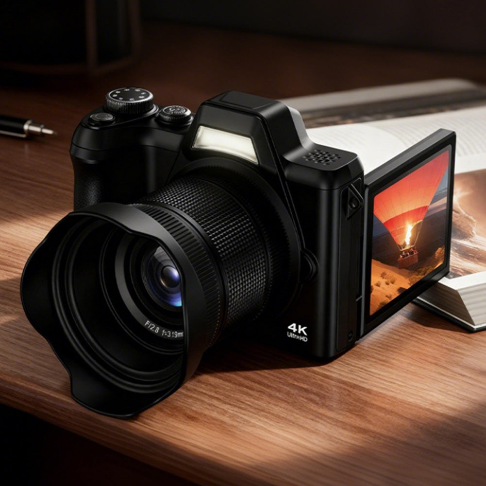4K Digital Camera for Photography and Video Recording 16X Zoom with 32GB TF Card