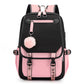 Girls Backpack Middle School Students Bookbag with USB Charge Port