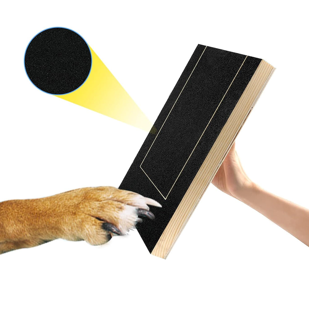 Dog Nails Scratch Pad for Dog Scratching Board with Treat Box Pet Nail Grinders