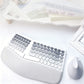 2.4G Wireless Keyboard and Mouse Set with Ergonomic Design 84 Key Keyboard and 6 Button Mouse