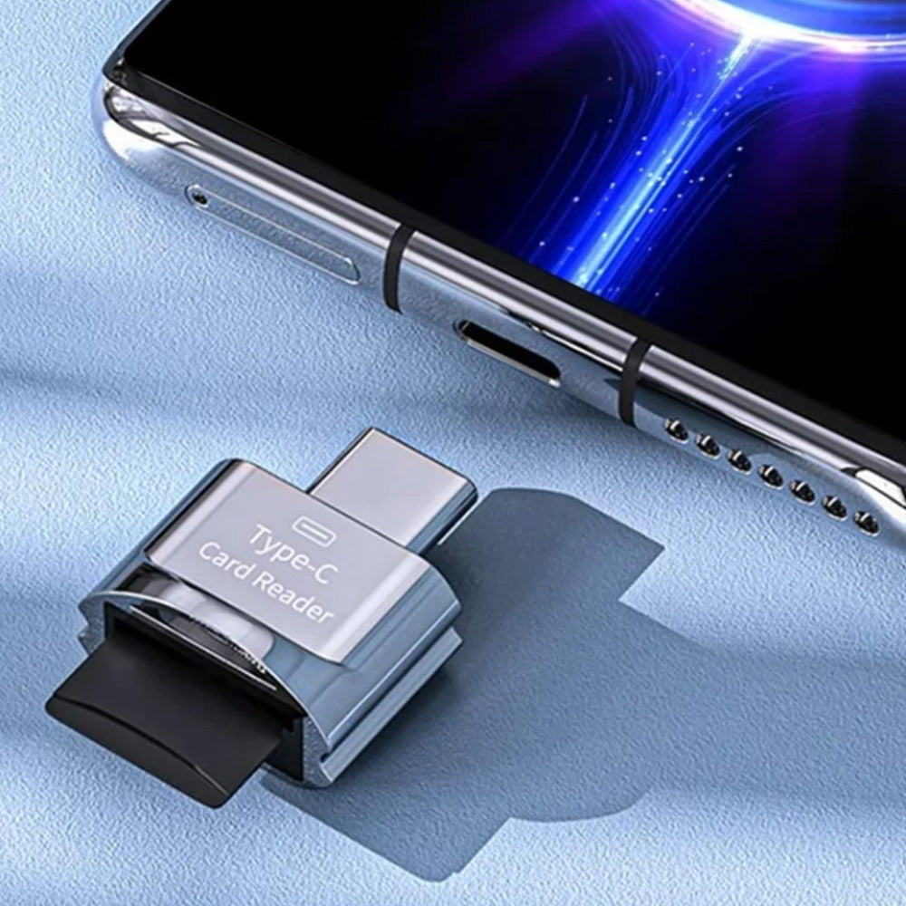 TF OTG Card Reader Adapter for Android and iPhone with Lightning Type-C Micro USB