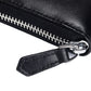 Travel Wallet Genuine Leather Card Holder Wallet with Zipper