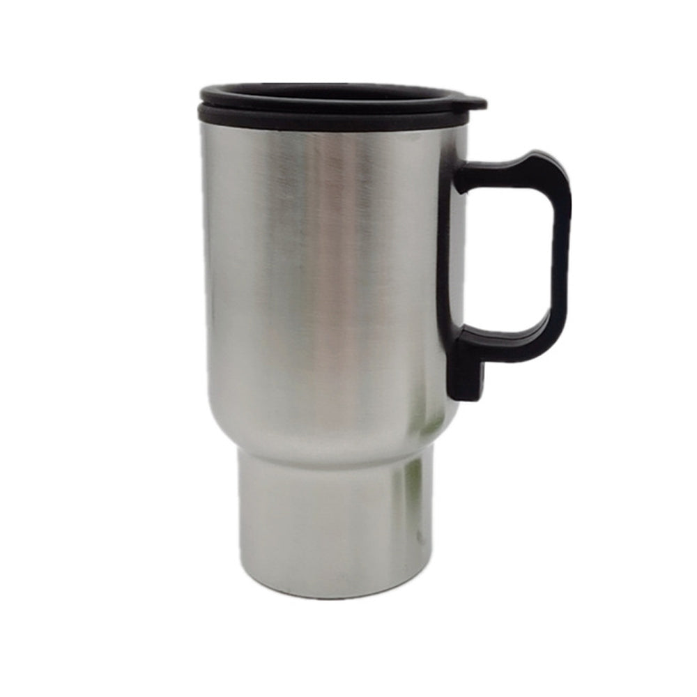 Car Electric Heating Mug 12V Stainless Steel Travel Cup 450ml
