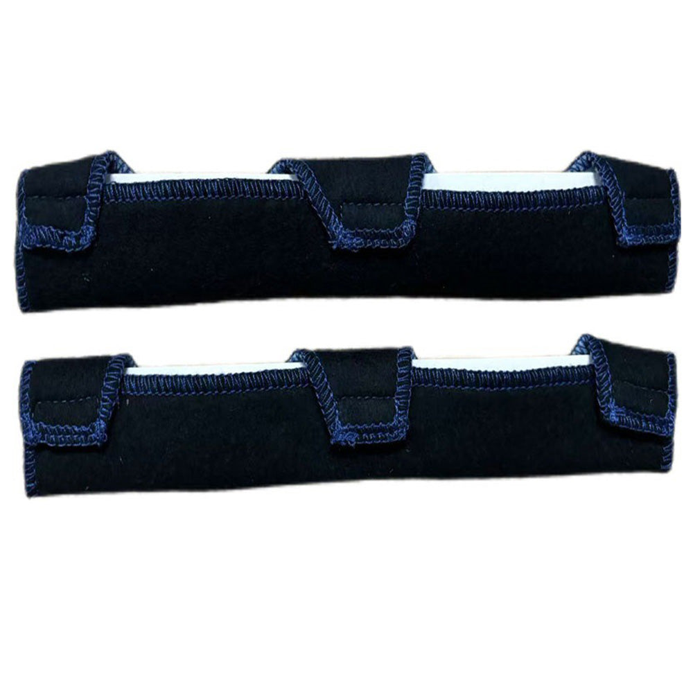 2 Cotton Foam Hard Hat Sweatbands with Hook and Loop