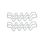 2Pcs Stainless Steel Taco Shell Holder Stand Taco Tray Plates for Taco Bar Gifts Accessories