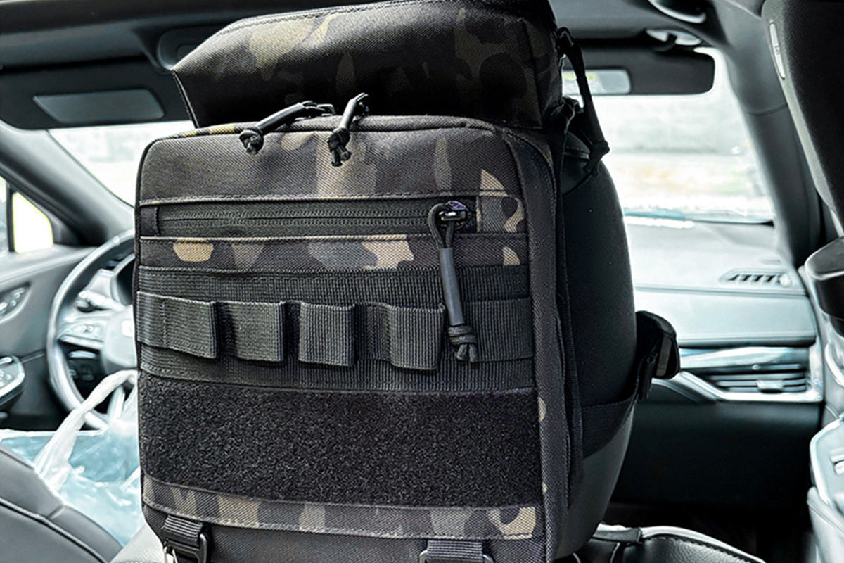 Car Headrest Storage Bag Multi-Pocket Car Seat Back Organizer Auto Storage Pouch