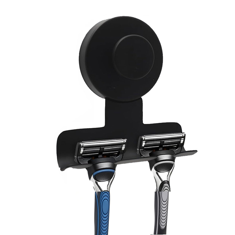Stainless Steel Suction Cup Razor Holder Wall Mounted Bathroom Shaver Hook