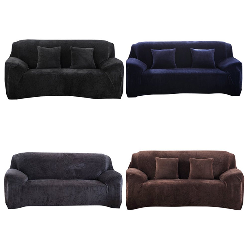 Velvet Plush Stretch Couch Cover