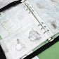 Transparent Travel Jewelry Organizer Storage Book Set for Earring Necklace Ring