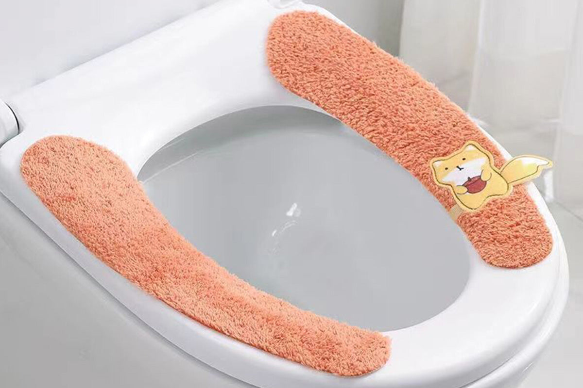 4 Pack Static Cling Toilet Seat Cover Toilet Seat Pad