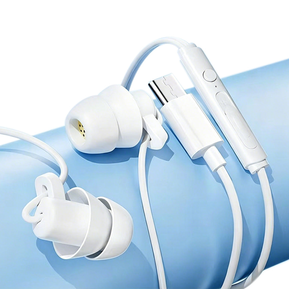 Wired Sleep Headphones in Ear Ultra Lightweight for Side Sleeper with Type C