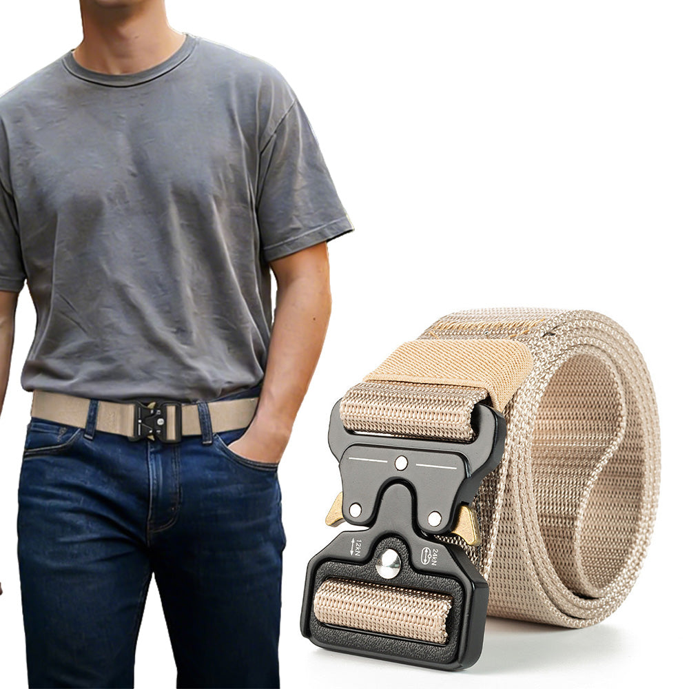 Nylon Tactical Belt Quick-Release for Outdoor Work Daily
