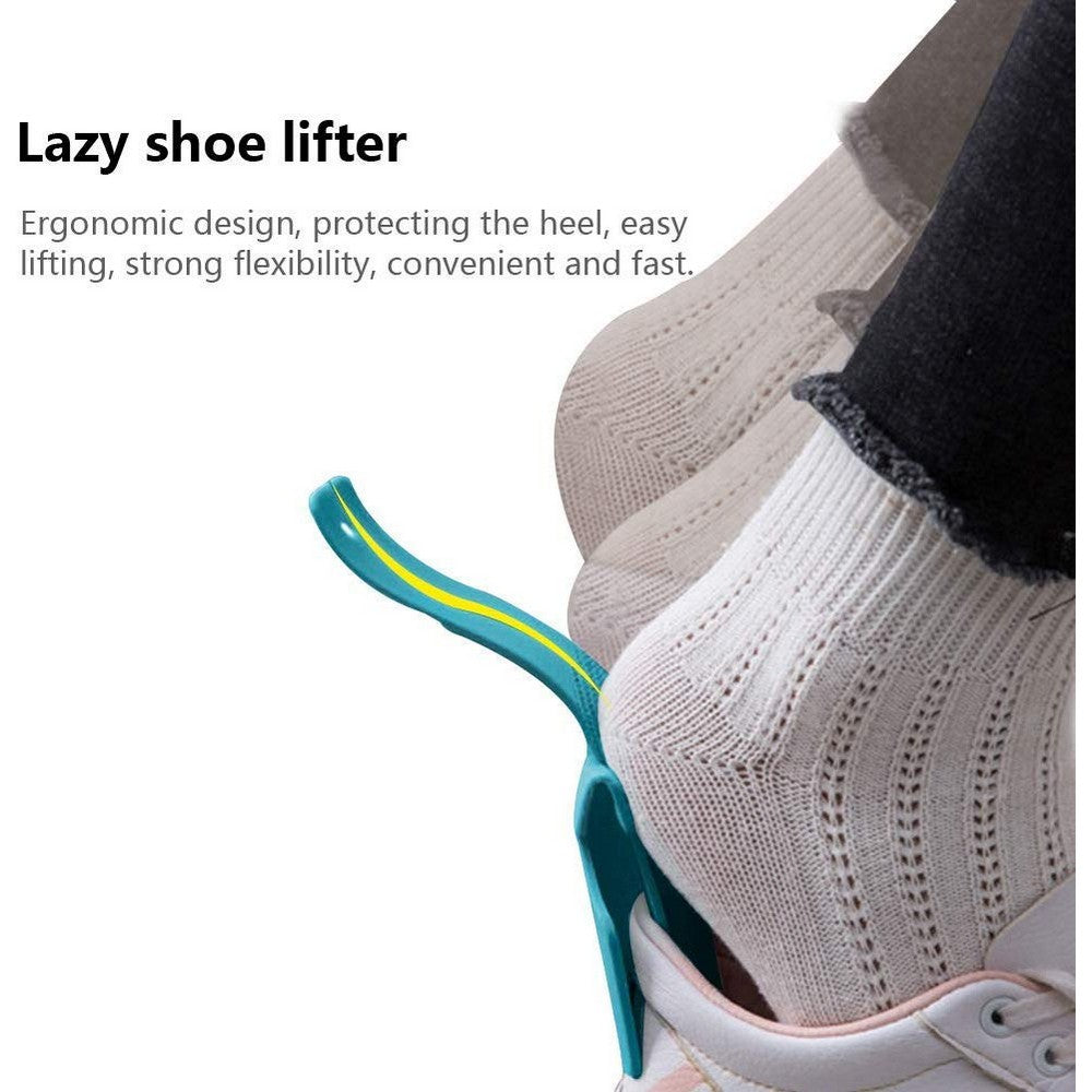 6Pcs Portable Lazy Shoe Lifting Helper Random Colour