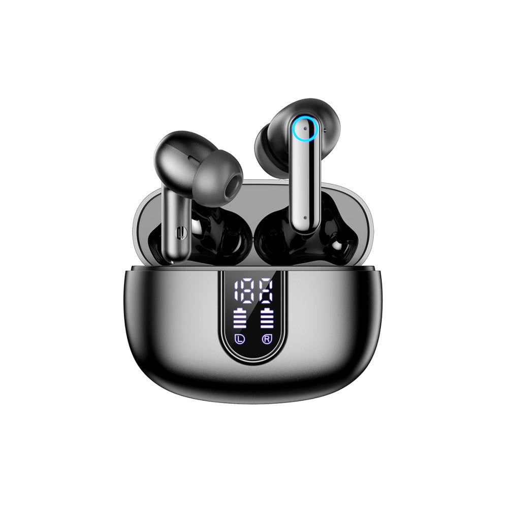 Bluetooth ENC Earphones Wireless Stereo Digital Display Headphones