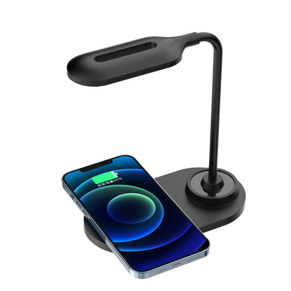 Multi-functional Adjustable LED Desk Lamp with Wireless Charger Touch Control 3 Brightness for Office