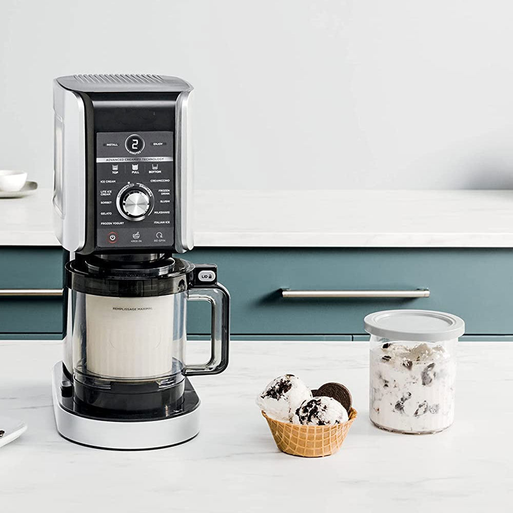 Ice Cream Pints Containers And Lids, Compatible With Ninja NC500, NC501 Series