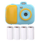 Thermal Instant Print Camera 2.7K 42MP 2.4in HD IPS Screen HD with 4 Rolls Print Paper