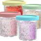 Ice Cream Pints Containers And Lids, Compatible With Ninja NC500, NC501 Series