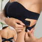 2-Pack Women's Strapless Back Cross Bra Wireless Bandeau Bra with Adjustable Buckle for Off?Shoulder Outfits