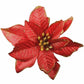 60Pcs Hollow Flowers Glitter Christmas Party Decoration