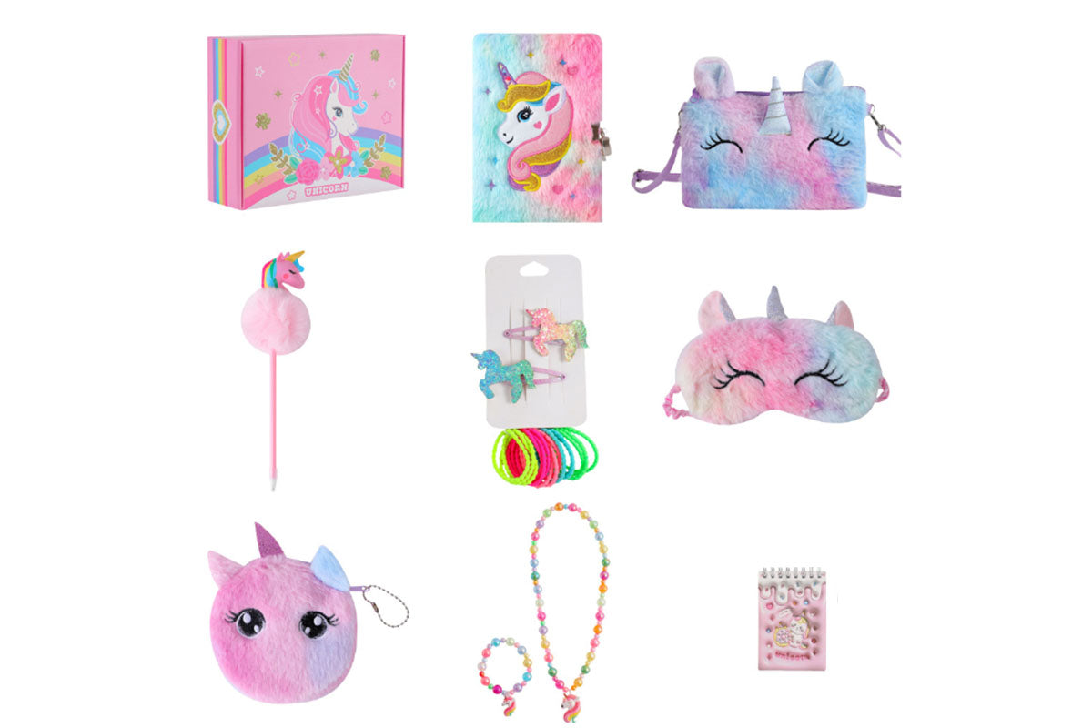 Unicorn Gifts for Girls with Plush Eye Mask and Bags