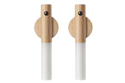 2Pcs Rechargeable Motion Sensor LED Night Light Wall Mount Cabinet Light