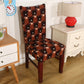 4Pcs Printed Stretchable Chair Cover