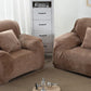 Double Seat Fleeced Spandex Couch Cover