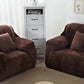 Double Seat Fleeced Spandex Couch Cover