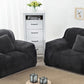 Double Seat Fleeced Spandex Couch Cover