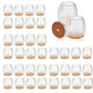 32pcs Silicone Chair Leg Caps Furniture Feet Cover Pads 25-29MM Round Legs