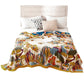 150cmx200cm Boho Throw Blanket with Double- Sided Printing for Bed Sofa Couch Chair