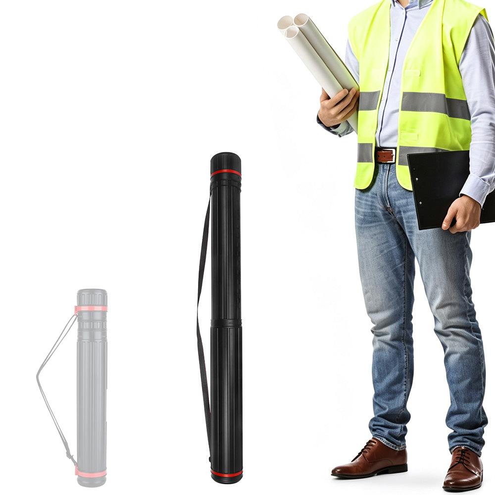 Water Resistant Telescopic Art Tube with Shoulder Strap