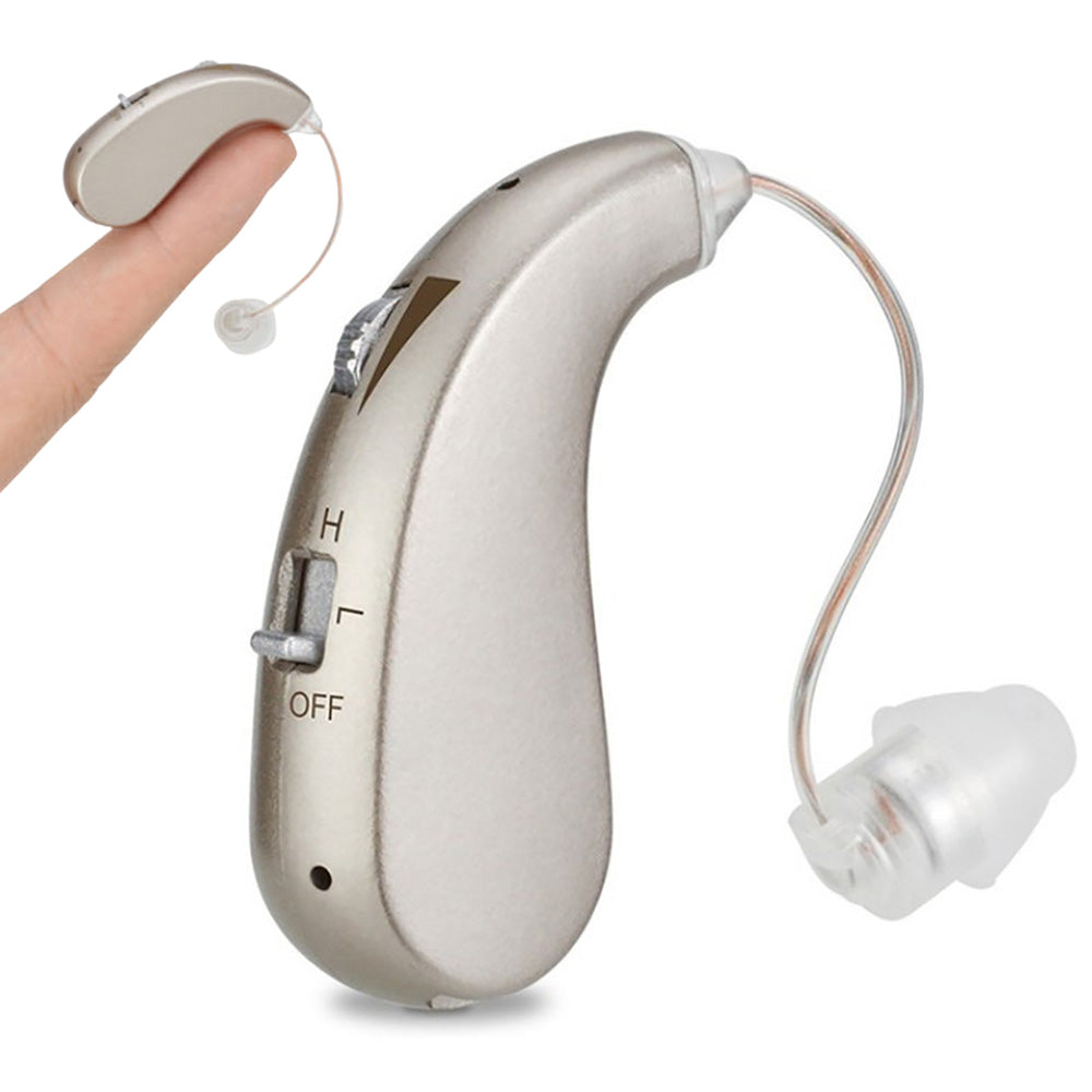 Hearing Aid for Seniors Rechargeable Hearing Amplifier Noise Canceling