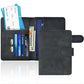 Passport Holder RFID Blocking Leather Cover Wallet With Closure For Travel Essentials