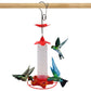 Plastic Hummingbird Feeder for Hanging Outdoors