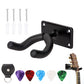 Guitar Wall Mount Holder Metal Stand for Acoustic and Electric Guitar